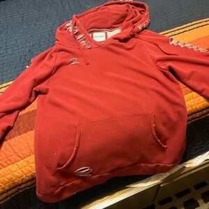 Chelsea Deboer x Lily & Lottie Distressed Hoodie Sweater